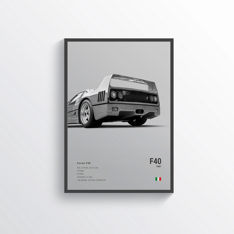 Ferrari F40 1987 Nr. 2 